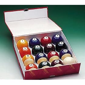 Supapro Spots and Stripes Pool Balls - 2 1/4 inches (57mm)