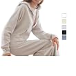 Colorado Trading - Ladies' Micro Chenille Cropped Full Zip Hooded Jacket - 4641