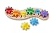 Melissa & Doug Rainbow Caterpillar Gear Toy with 6 Interchangeable Gears
