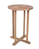  : Teak Furniture Gallery TGH113 Bistro Bar Table, 27.5 Inch