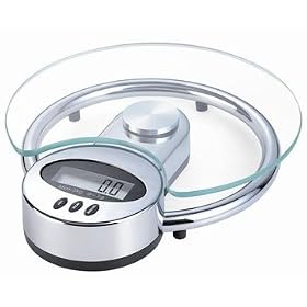Newline Elegant Digital Glass Kitchen Food Scale