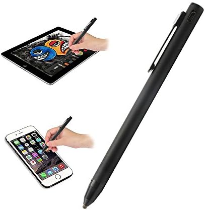 For iPad Tablet [ Active Touch Pen ] Stylus Pen for Touch Screen Devices [Rechargeble battery] Zarus Auto Power-off for Apple Samsung ios and Android Touch Pen (Black)