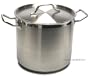 24 QT STAINLESS STEEL (COMMERCIAL GRADE NSF) STOCK POT W/ LID