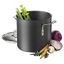 Calphalon Classic Hard Anodized 12-Quart Stockpot with Glass Lid