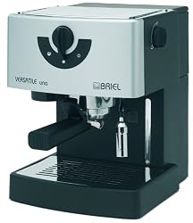 Briel ES37SFB VERSATILE UNO Pump Espresso Machine (Silver)