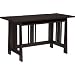 Modern Mission Desk in Chocolate Wedge Finish Altra Furniture 9195196