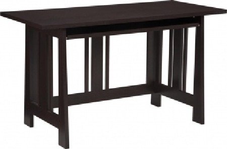 Altra Furniture Modern Mission Desk, Chocolate Wenge
