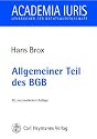 Allgemeiner Teil des BGB