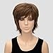 Wigs for Women Light Bloned and Flaxen Wig for lady fashion dresses for women 2016 Women Synthetic Women's Wigs Deep Brown Kanekalon Wavy Curly Natural Short Wig For Women Girl