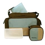 Gerber 4 in 1 Diaper Bag, Brown by Gerber