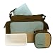 Gerber 4 in 1 Diaper Bag, Brown