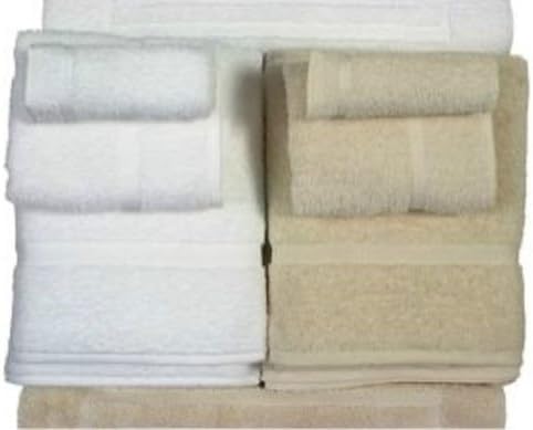300 (25dz) Large White Cotton Hotel Wash Cloths Premium