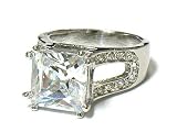 Cubic Zirconia Crystal Fashion Ring Jewelry SIZE 8
