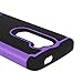 LG Leon Case, LG Tribute 2 Case, LK [Shock-Absorption] Hybrid Dual Layer Armor Defender Protective Case Cover for LG Leon / LG Tribute 2 (Purple)