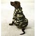 Camo Hooded Dog Sweatshirt - Small Green