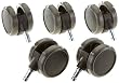 HJH Office/Buerostuhl24 619009 - Ruedas para sillas de oficina (10 mm x 65 mm, 5 unidades)