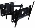 VideoSecu Large Heavy Duty Tilt and Swivel Cantilever Retractable TV Wall Mount Dual Arm for Flat Panel TVs Extension 26 inch with Free 7 FT HDMI Cable MW370B 1VH