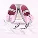 Voberry® Newborn Baby Toddlers Girls Bling Soft Soled Anti-Slip Crib Shoes with Free Hairband ( 6~9 Month, Silver)