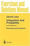 Exercises and Solutions Manual for Integration and Probability by Paul Malliavin