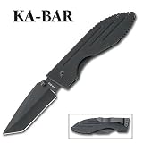 Kabar Folding Knife Serrated Warthog Stainless Tanto