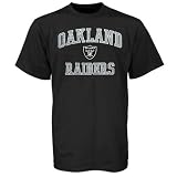 NFL Oakland Raiders Black Heart & Soul T-shirt (XX-Large)