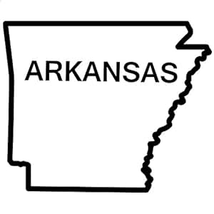 Amazon.com: Arkansas State Outline Decal Sticker (black, 13 inch): Home ...