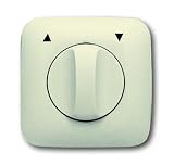 Busch-Jaeger 2542JDR-212 Zentralscheibe mit Drehgriff, mit Aufdruck weiss 2542 JDR-212