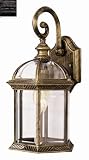Trans Global Lighting 4181 RT Classic 1 Light Outdoor Wall Lantern - Rust