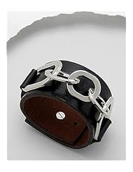 Black Leather Bracelet