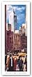 Empire State Building by Didier Lourenco 12"x36" Art Print Poster
