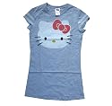 Mighty Fine Althletic Hello Kitty Heather Grey Tee Shirt * 08 Newest Collection *
