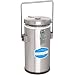 Scilogex Stainless Steel Cased Dewar Flask, with Vent Handle Lid and Lid Clips