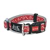 The Kennel Club Adjustable Dog Collar, 44 - 56 cm, L, Red