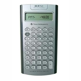 Click here to buy Texas Inst. BAII Plus Professional Calculator by Texas Instrument.