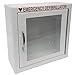 The First Voice TS145SM AED Basic Wall Standard Cabinet, 13.5" W x 13" H x 5.25" D