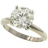  : 2.53cttw Round Diamond Solitaire Ring Egl F-G/si2