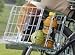 Bicycle Rear Rack Grocery Baskets, Folding - Wald 582 (Set of 2)