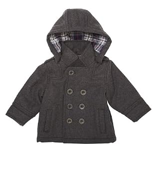 Smart Charcoal Wool Coat