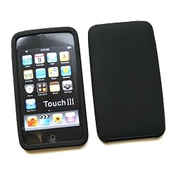 Apple iPod Touch 2nd & 3rd Generation Soft Silicone Skin Protective Cover Black