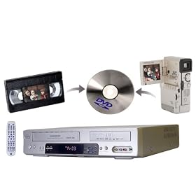 COPY DVD TO VHS/ DAEWOO DVD RECORDER/ PLAYER - Copy treasured video tapes & home videos onto DVD