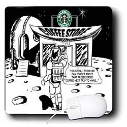 Londons Times Funny Food Coffee other Digestibles - Starbucks Is Everywhere - Mouse Pads
