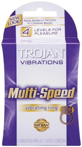 Trojan multi speed vibrating ring