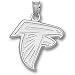 Atlanta Falcons NFL New Logo 3/4 Pendant (Silver)