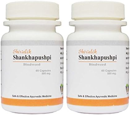 Shivalik Herbals Shankhapushpi-120 Capsules Improve Brain Tonic And Mind Power