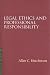 Book Legal Ethics and Professional Responsibility (Essentials of Canadian Law)