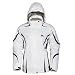 COX SWAIN TITANIUM Damen 2-lagen Outdoor Ski- und Snowboard Multifunktionsjacke ASPEN mit Recco, Farbe: White/Black, Größe: M