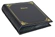 Pioneer Italian Embossed Bound Photo Album, Random Solid Color Sewn Leatherette Covers with Gold Accent, Holds 208 4 x 6 Photos, 2 Per Page