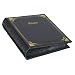 Pioneer Italian Embossed Bound Photo Album, Random Solid Color Sewn Leatherette Covers with Gold Accent, Holds 208 4" x 6" Photos, 2 Per Page