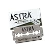 100 ASTRA Superior Platinum zweischneidige Sicherheits-Rasierklingen. Hergestellt von P&G Gillette.