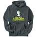 Hoodie Mens Dark Silver DOG JOKE Dogs